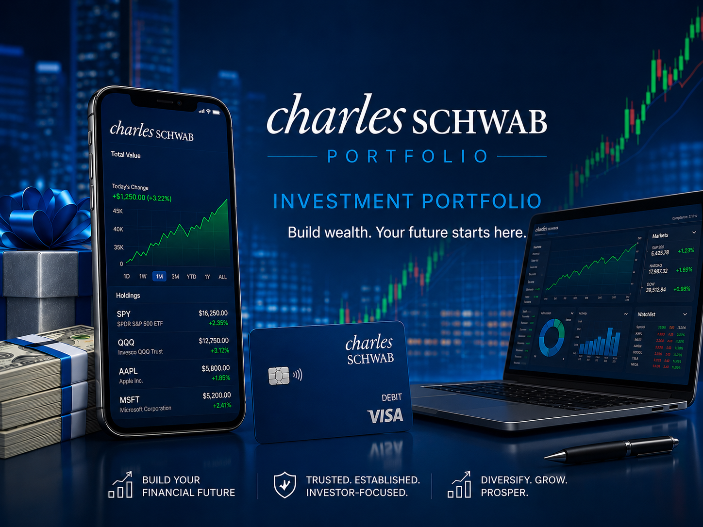 $150,000 Charles Schwab Portfolio